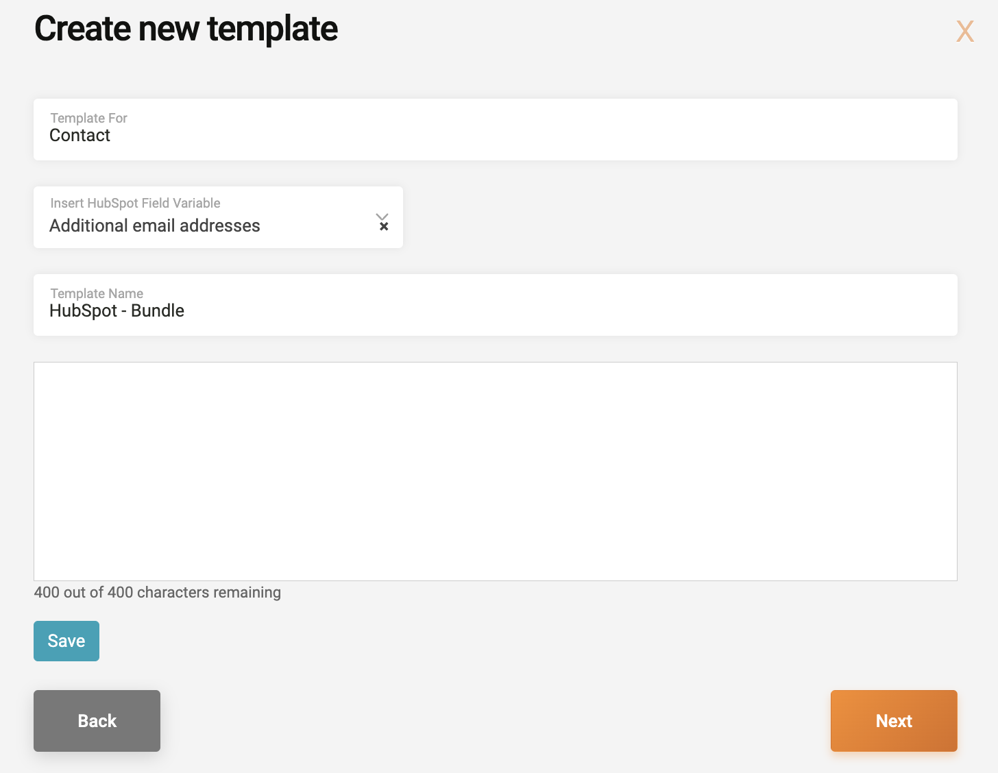 HubSpot Workflow Extension / hook Trigger Setup Sendoso