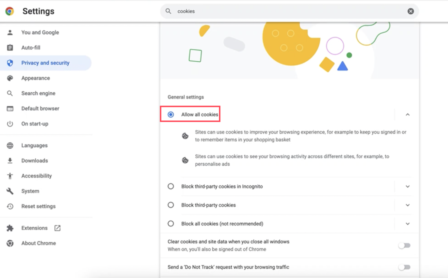 Setting up extension for Google Chrome